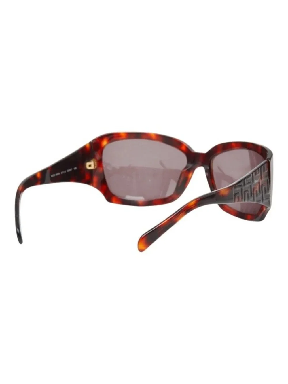 Versace Logo Sunglasses Brown Acetate Eyewear